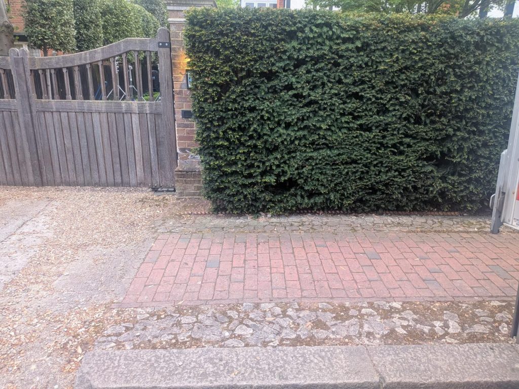 After waste clearance in SW15 with all production waste removed and area cleared